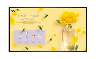 55"スタンドアローンデジタルサイネージ(2500cd/㎡)