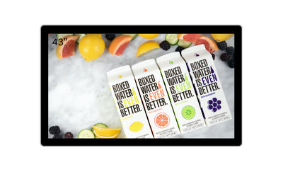 43"デジタルネットワークサイネージ(強化ガラス)